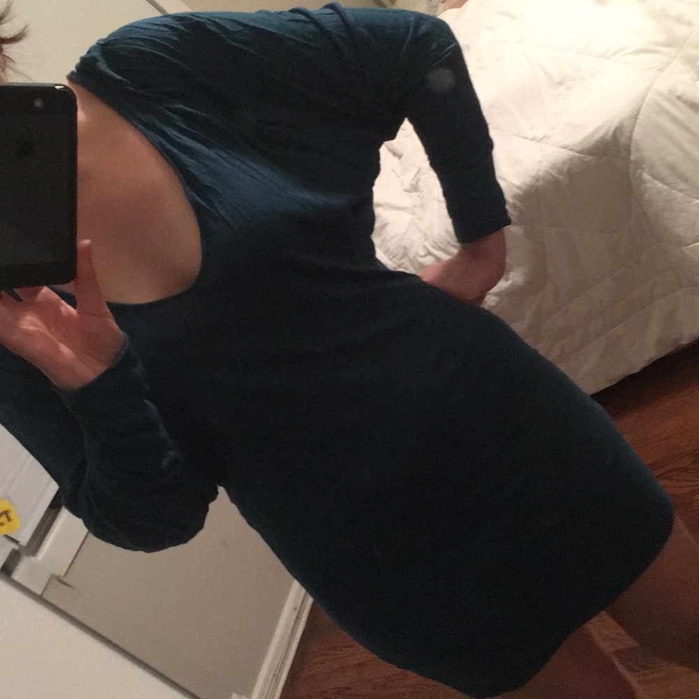 Green Deletta by Anthropologie slouchy dress